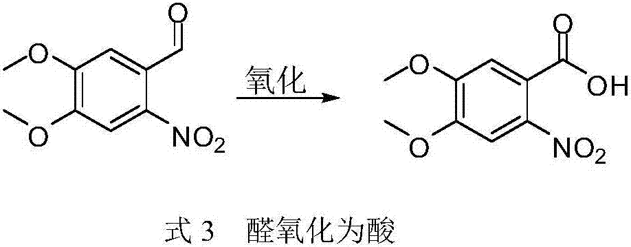 Synthesis method of 3,4-dimethoxy-6-nitrobenzoic acid