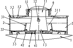 Pressure cooker with splashing preventing and oily water collecting functions