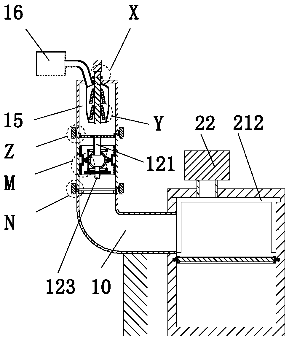 Steel mill waste gas emission environment protection treatment system