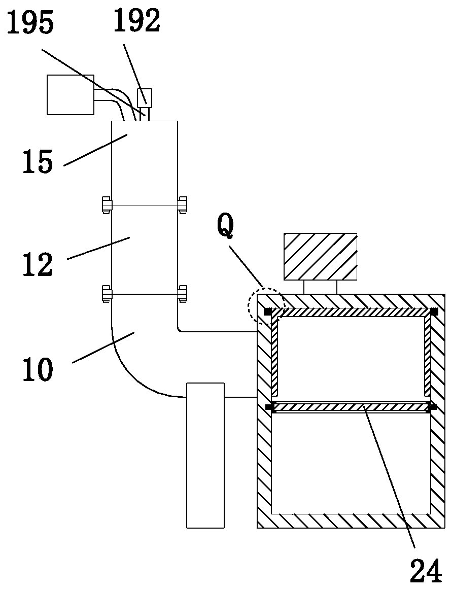 Steel mill waste gas emission environment protection treatment system