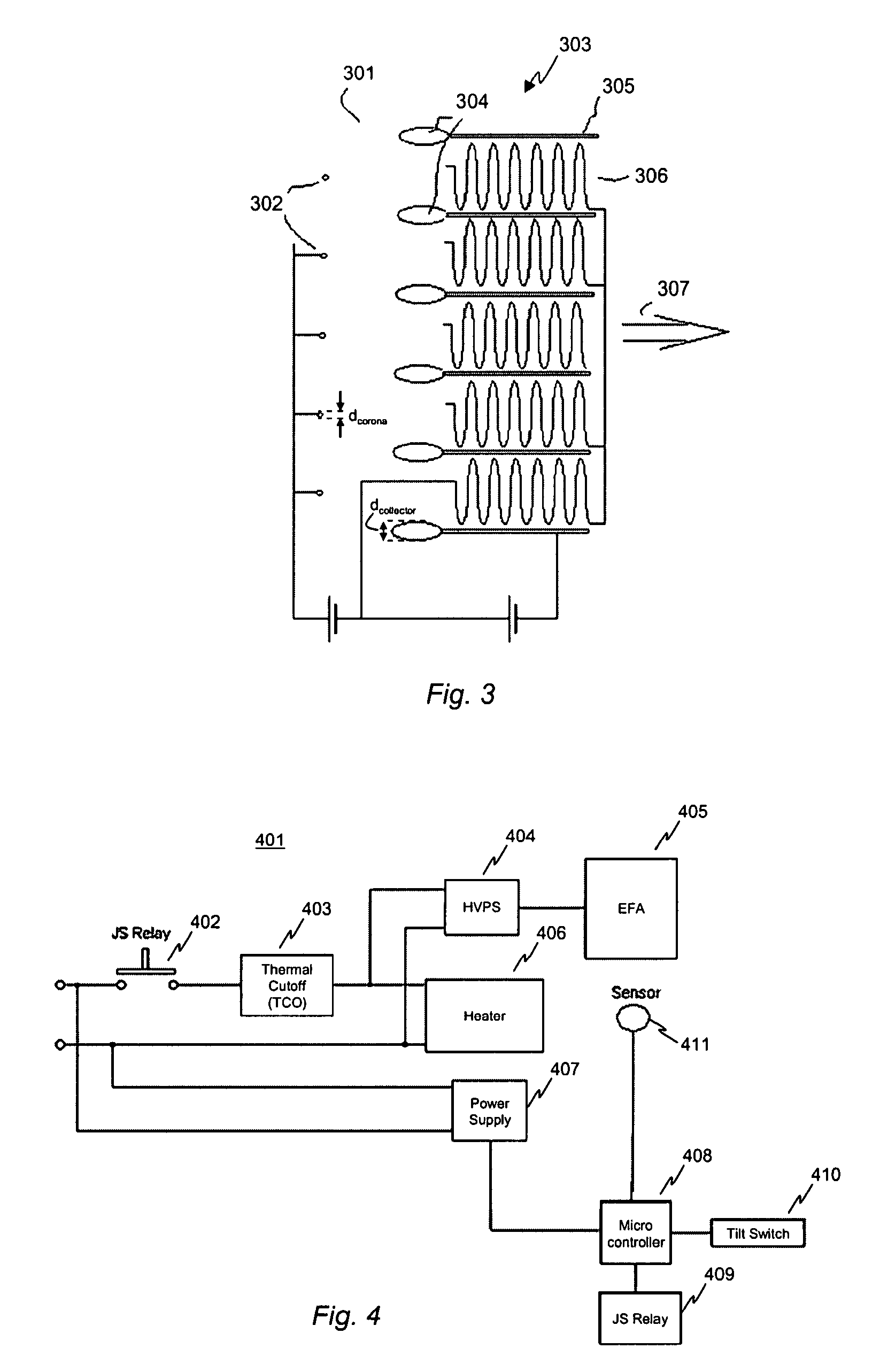 Space heater with electrostatically assisted heat transfer and method of assisting heat transfer in heating devices