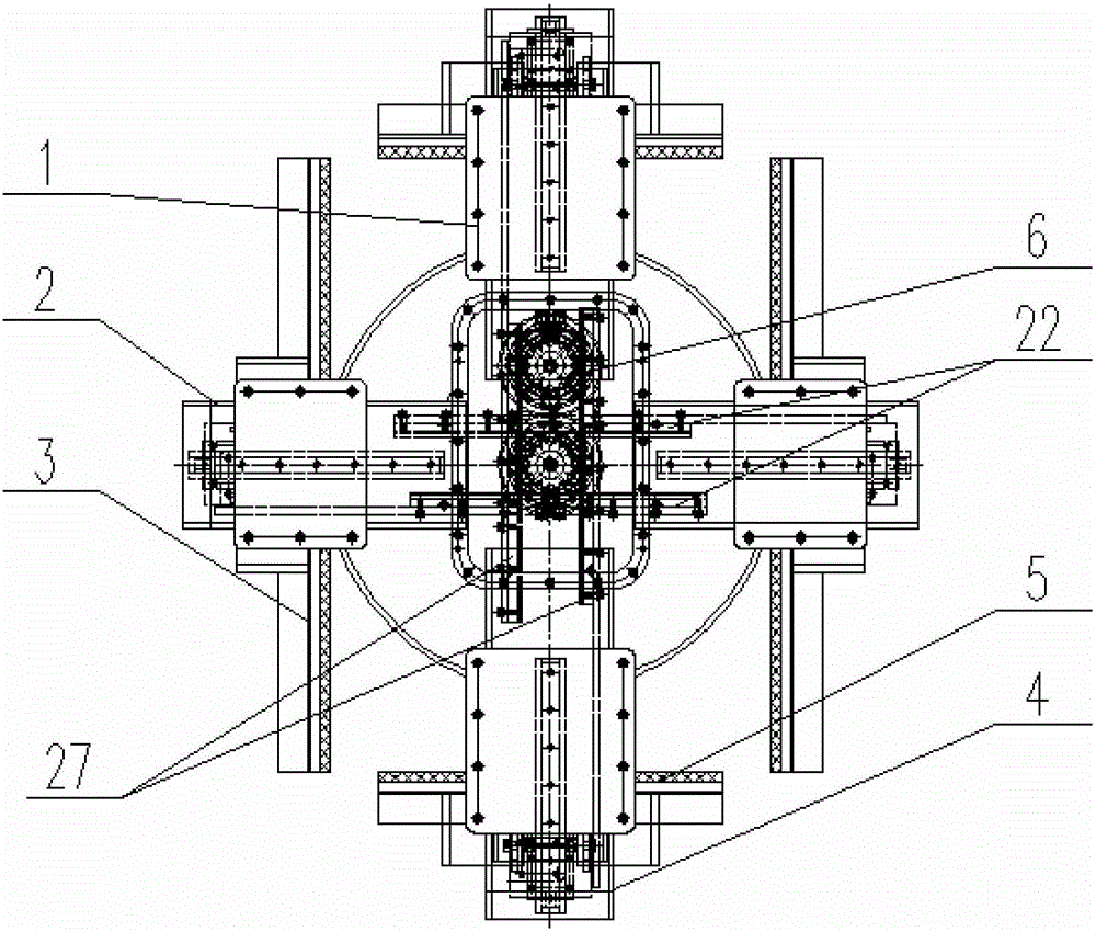 Transfer robot end effector comprising electromechanical servo system