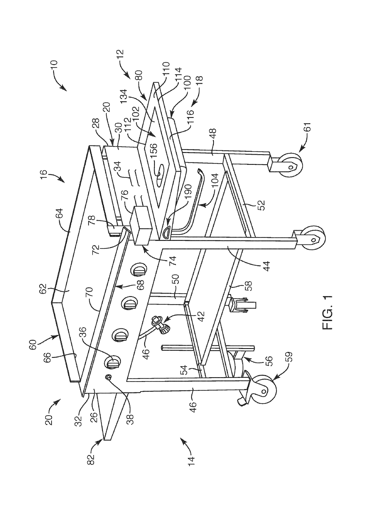 Outdoor cooking station with griddle, system and method thereof