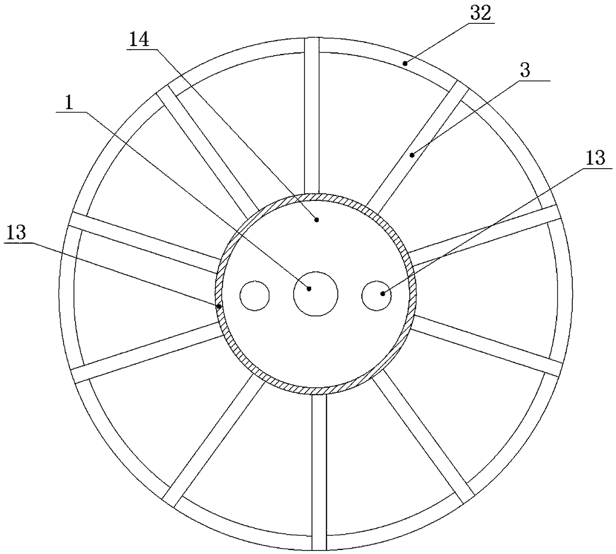 Phyllostachys praecox planting fertilization method and device