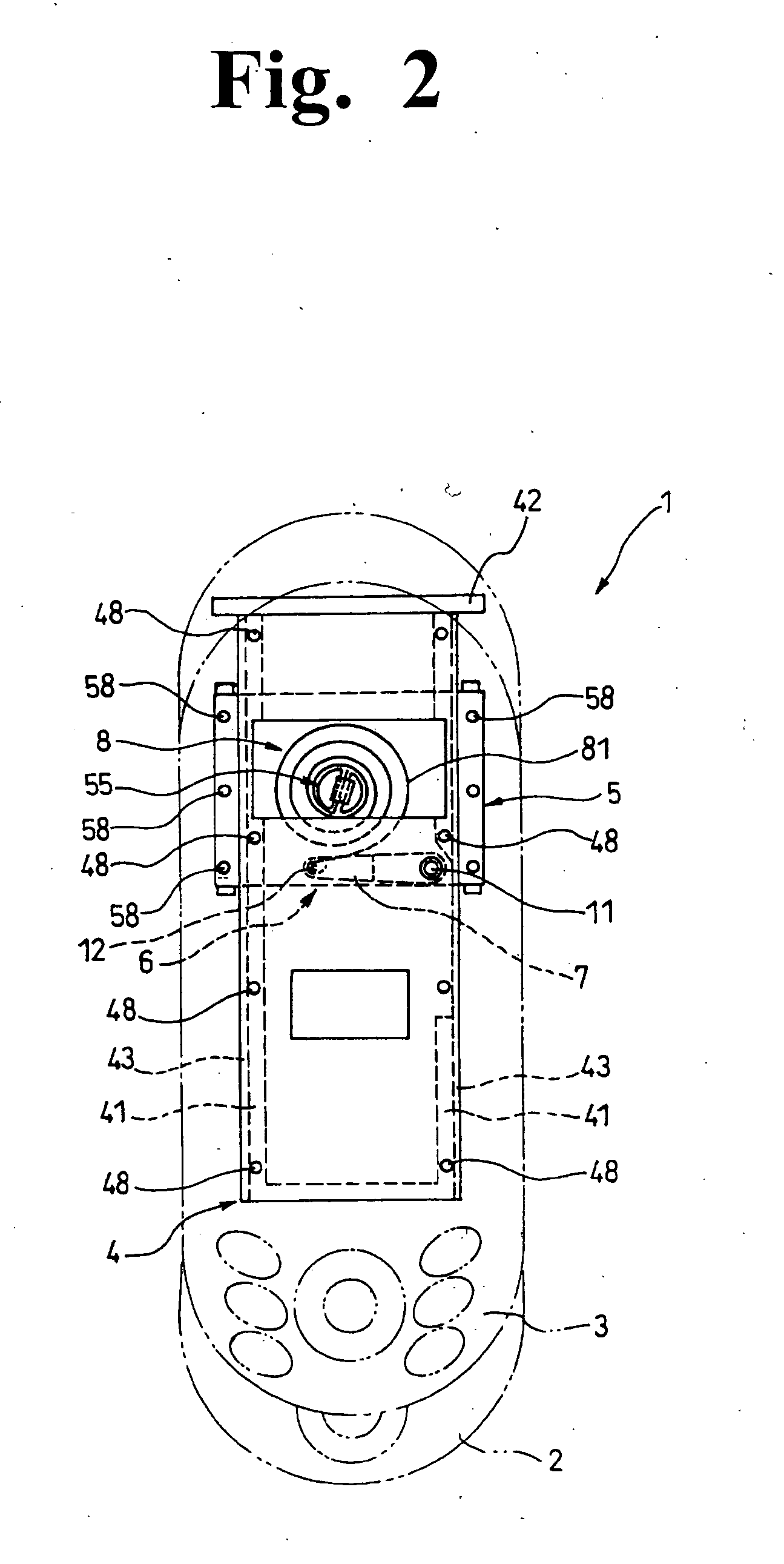 Slide mechanism of portable device and portable telephone