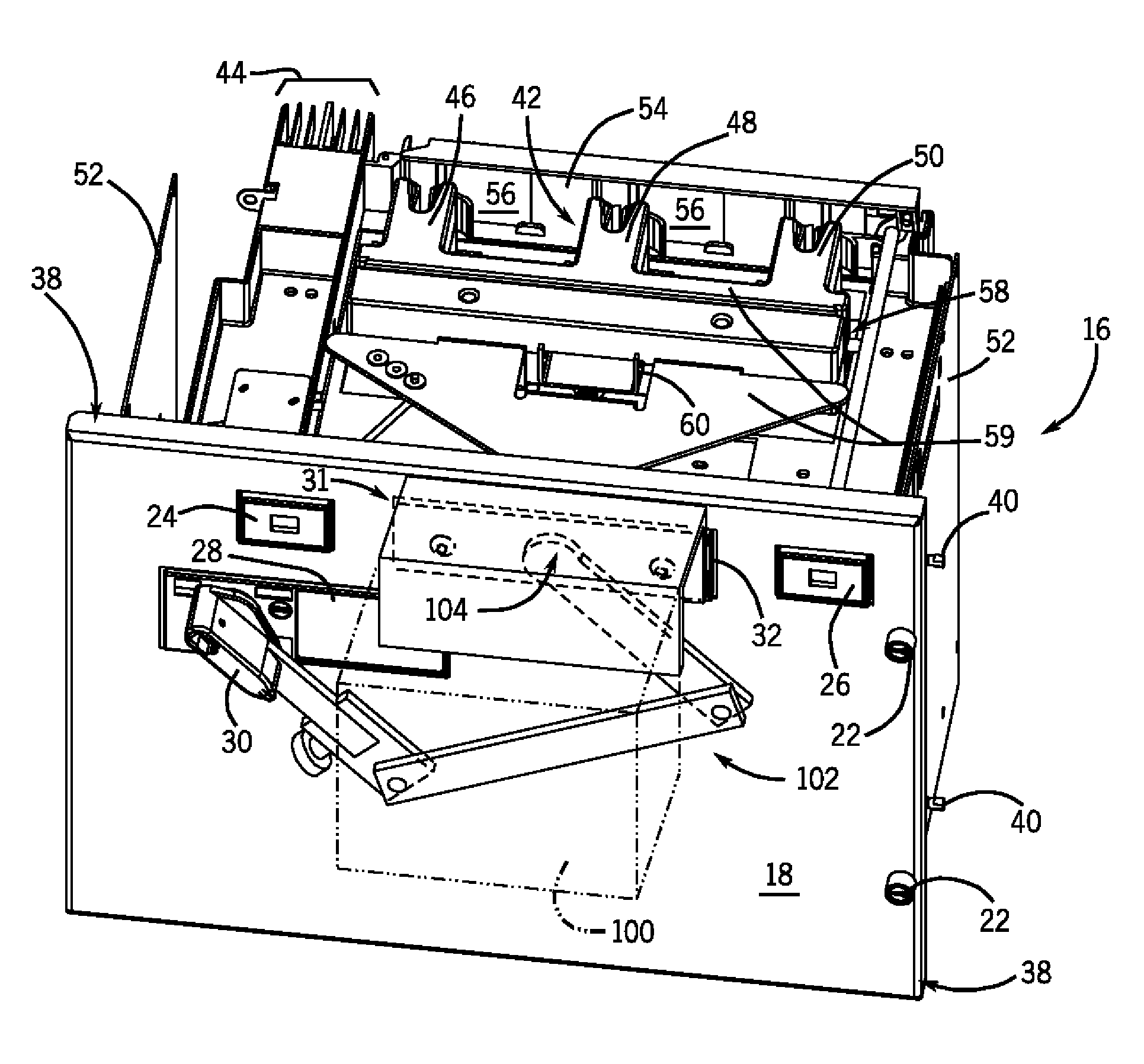 Remote operation of a motor control center subunit disconnect