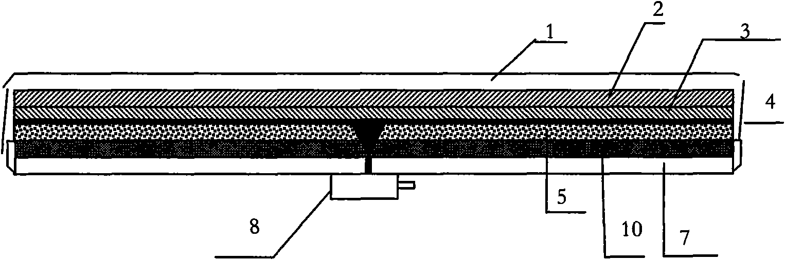 Surface-wave antenna prepared from composite materials of polystyrene foam plate and methyl methacrylate plate or polyethylene plate