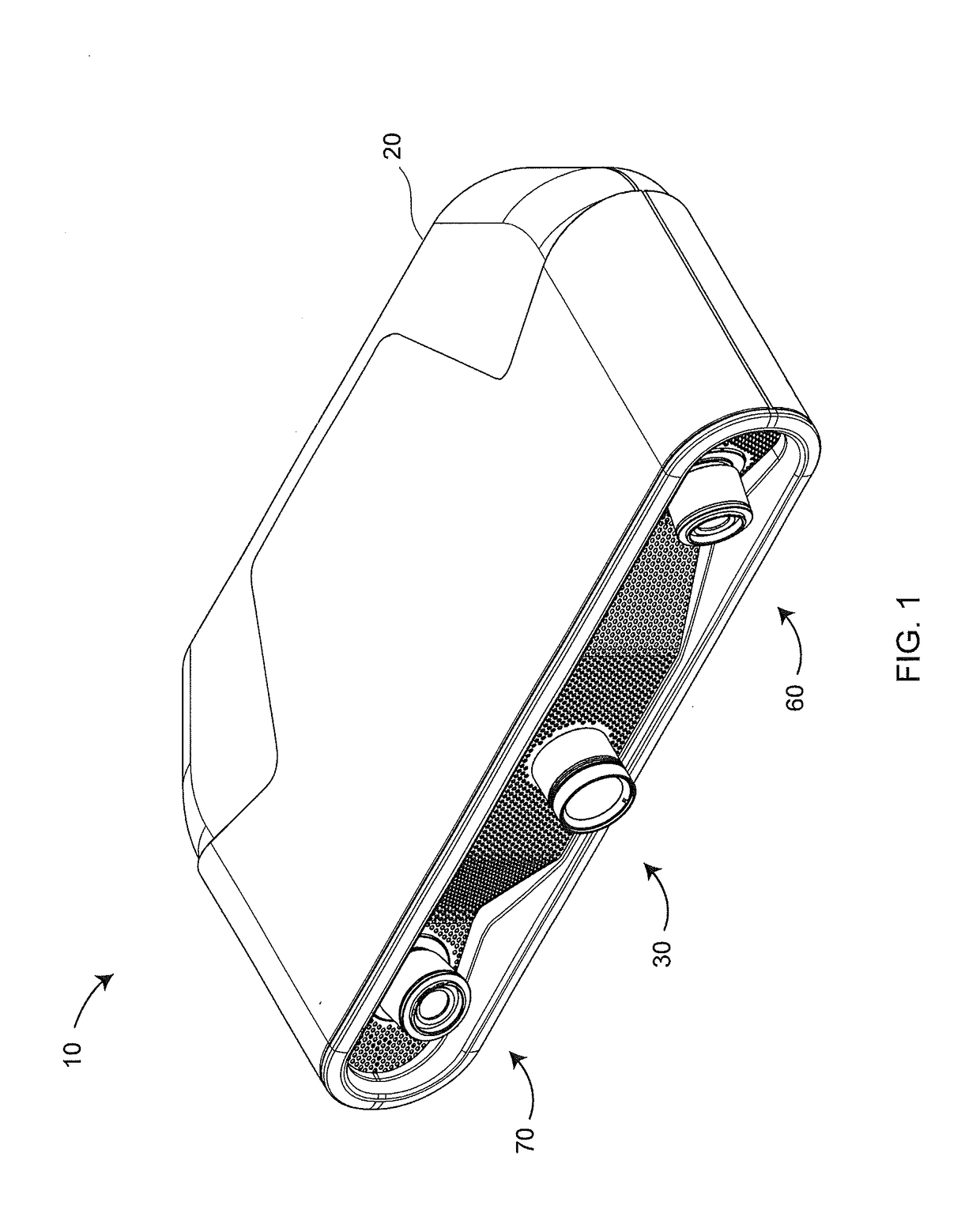 Three-dimensional imager having circular polarizers