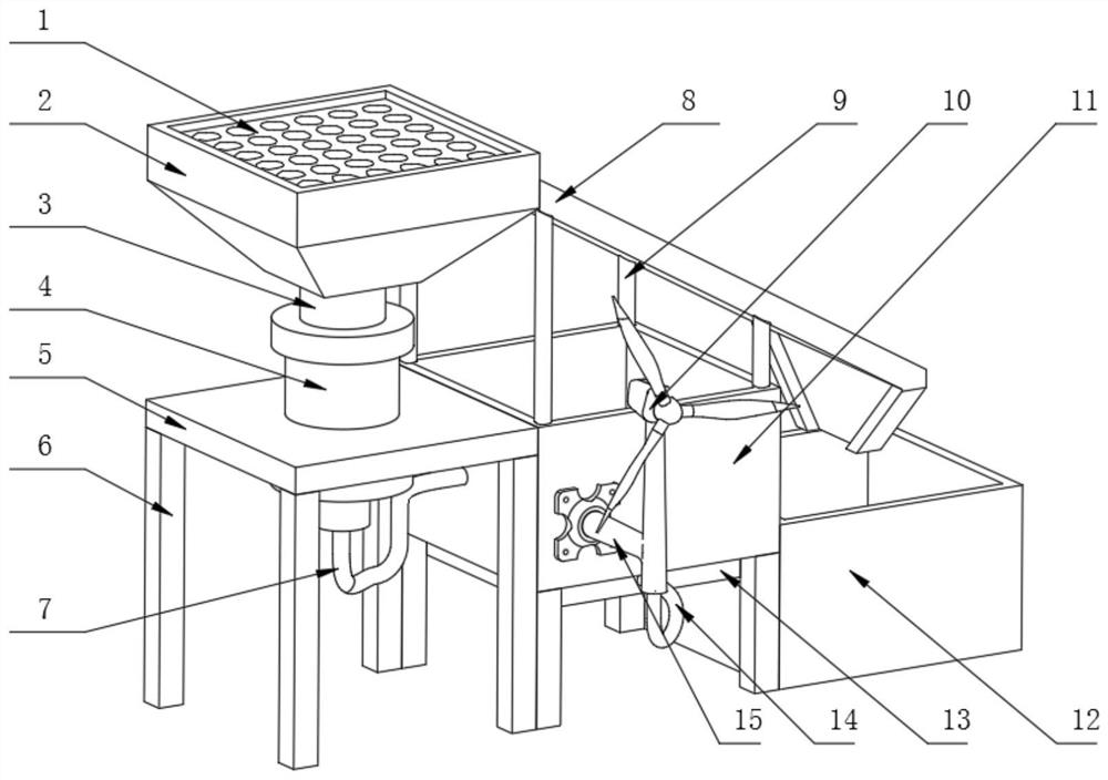 Aerodynamic water preparing machine