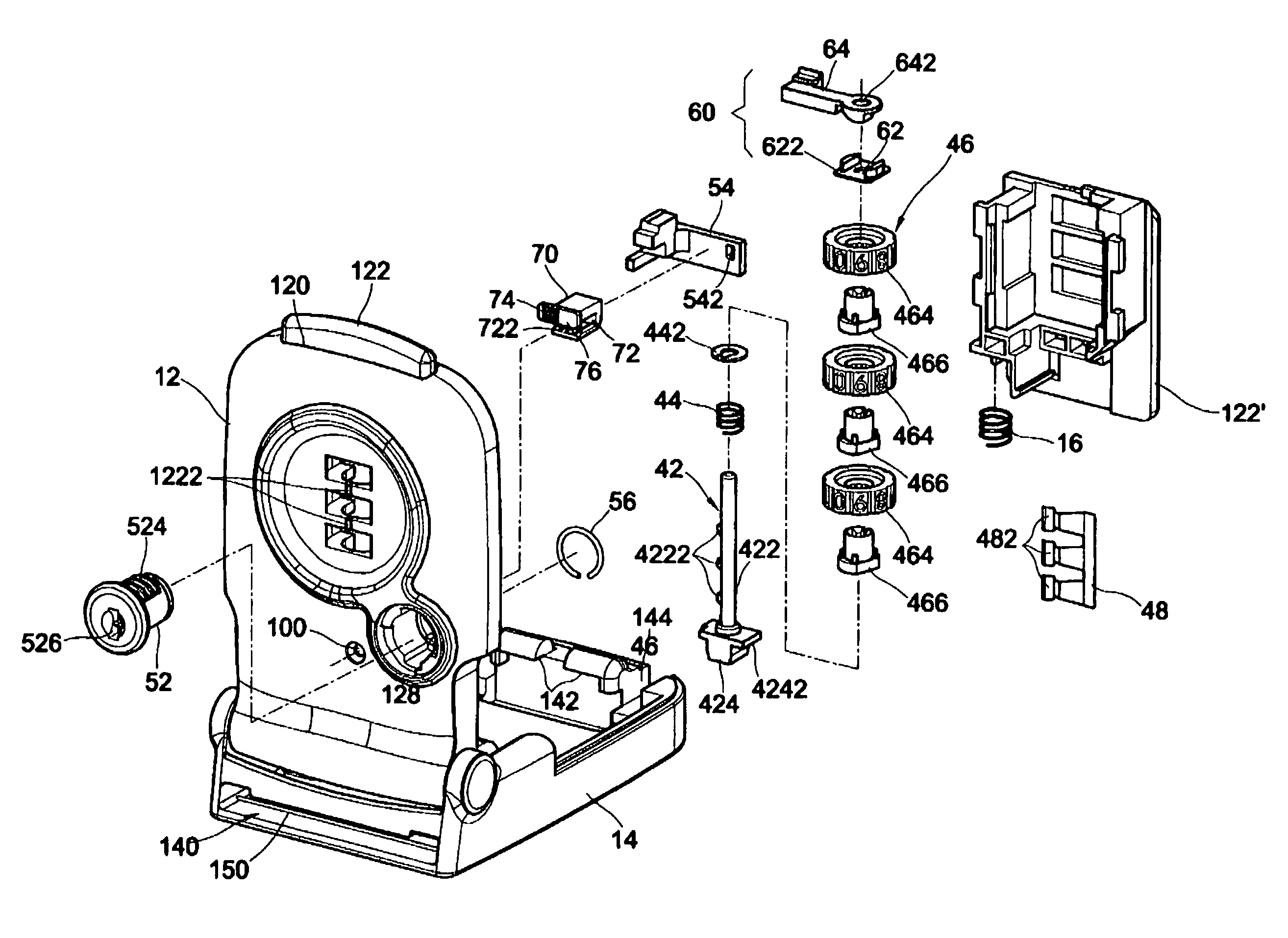 Strap lock with both functions of combination code setting and key operation