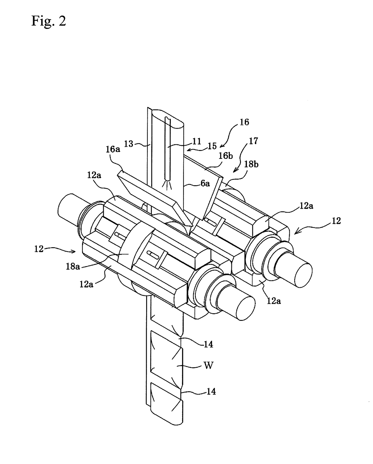 Fill packaging method and fill packaging machine for liquid packing material