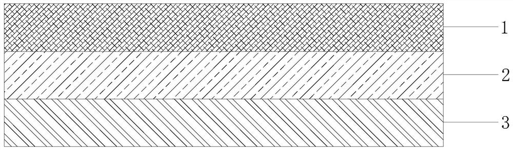 Acrylic protective film for aluminum-plastic film manufacturing process and preparation method of acrylic protective film