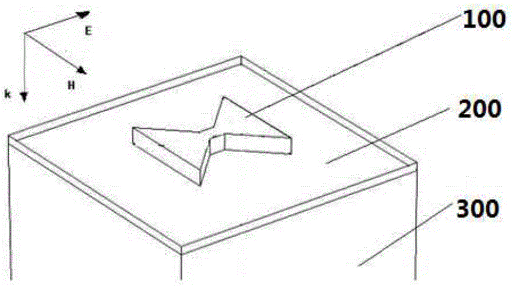 Tunable nanometer antenna and preparation method thereof