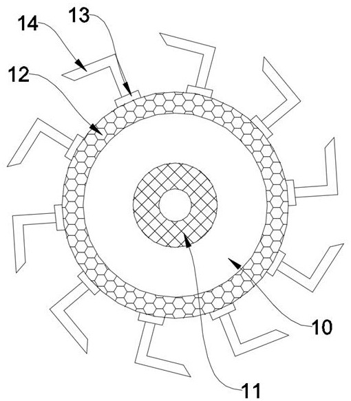 Construction waste recovery device with classification function