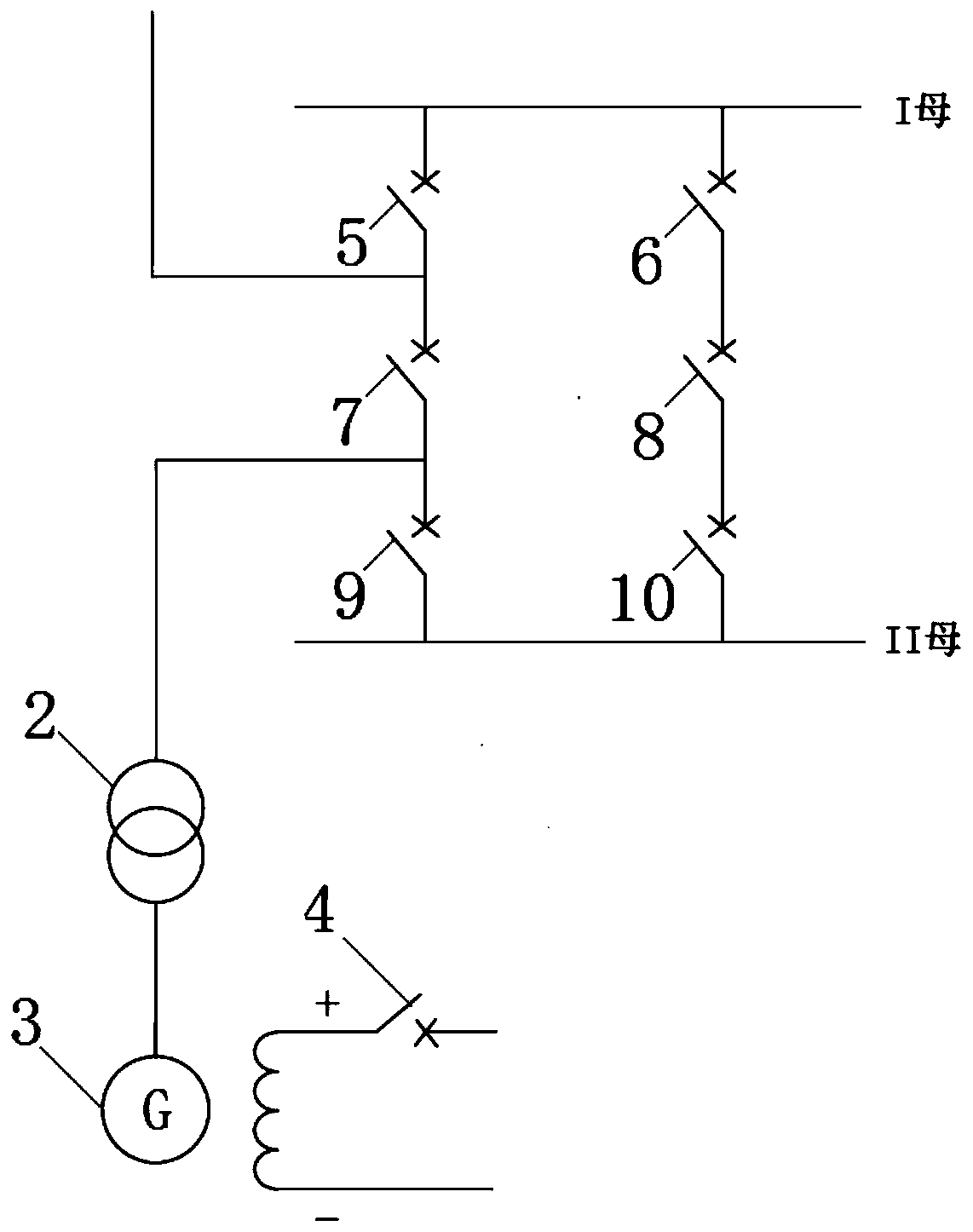 Relay protection method for protecting transformer from being damaged by flashover of circuit breaker