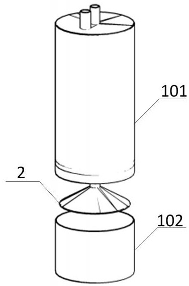 Impact type air sampler