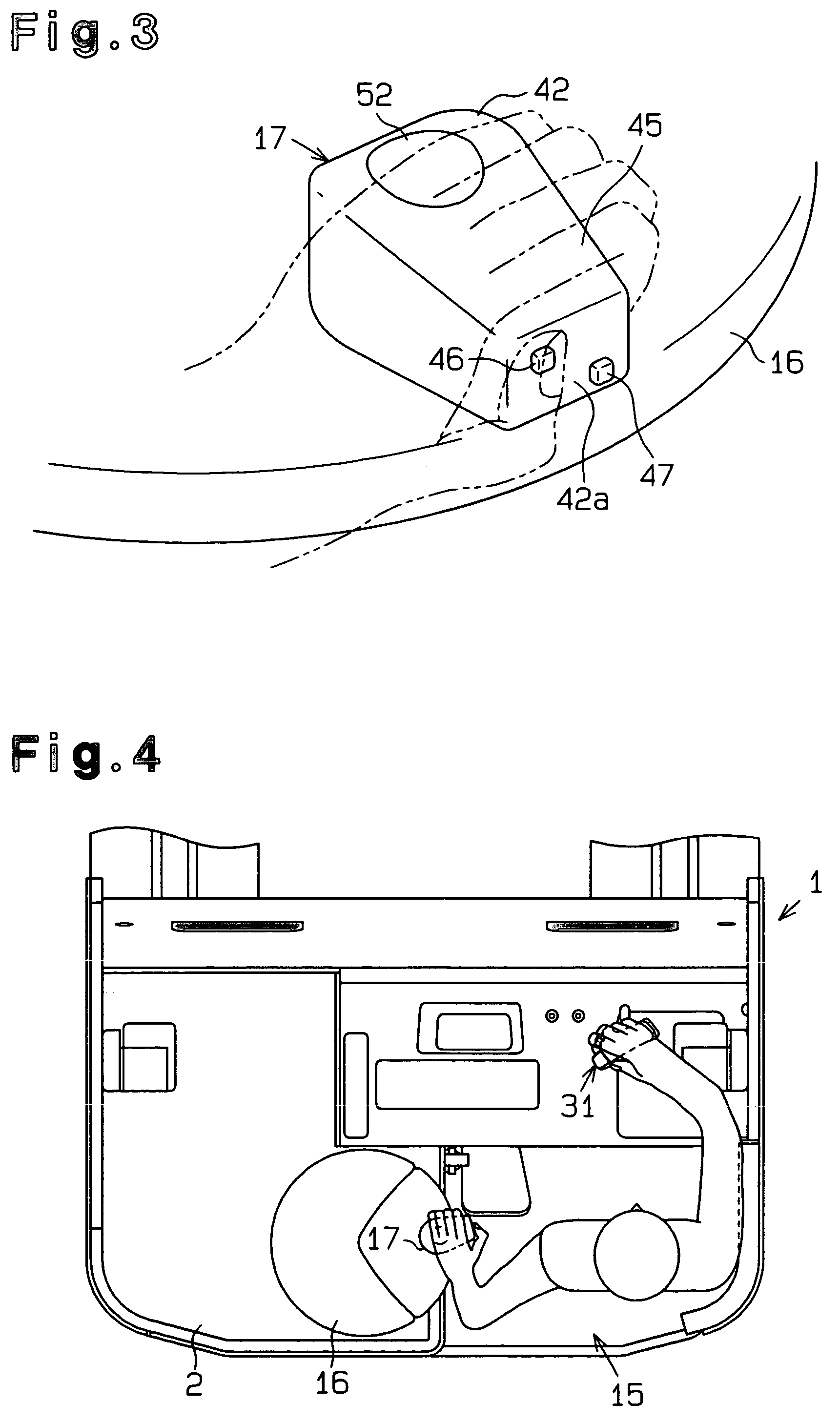 Handle knob for industrial vehicle