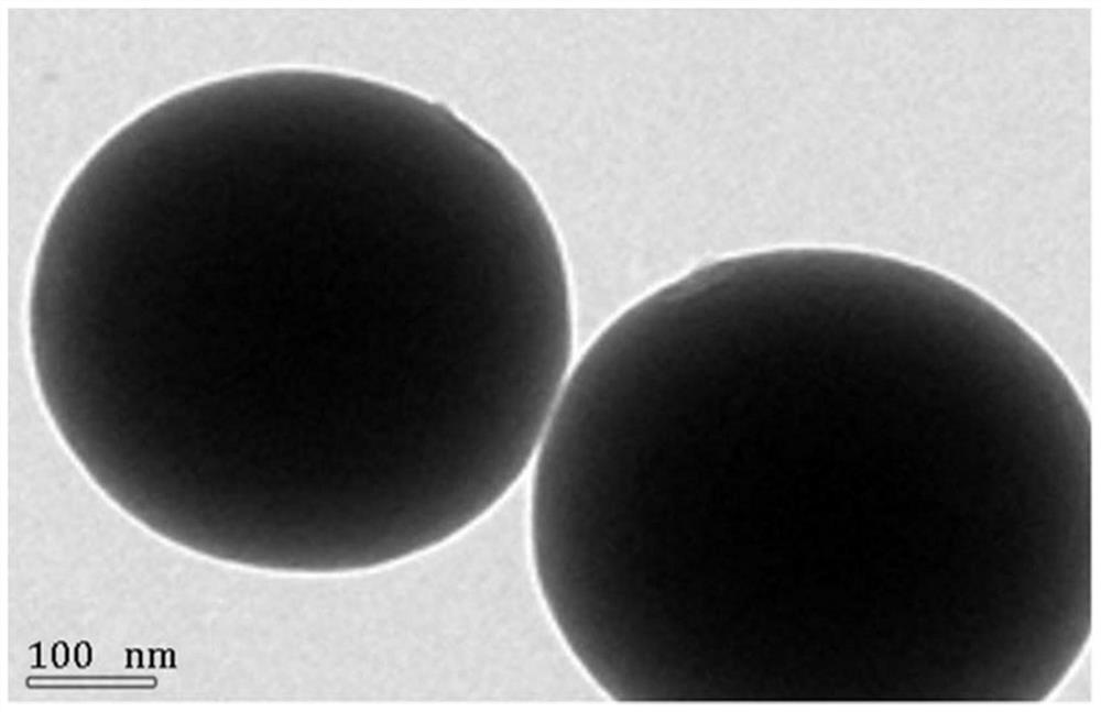 A tetracycline hollow double imprinted layer magnetic nanosphere and its preparation method and application