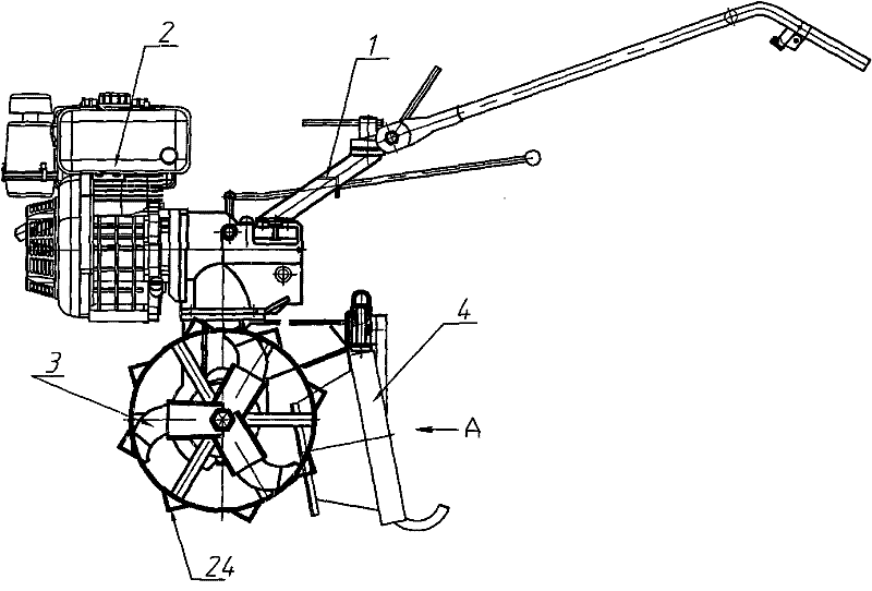 Furrowing type ridger