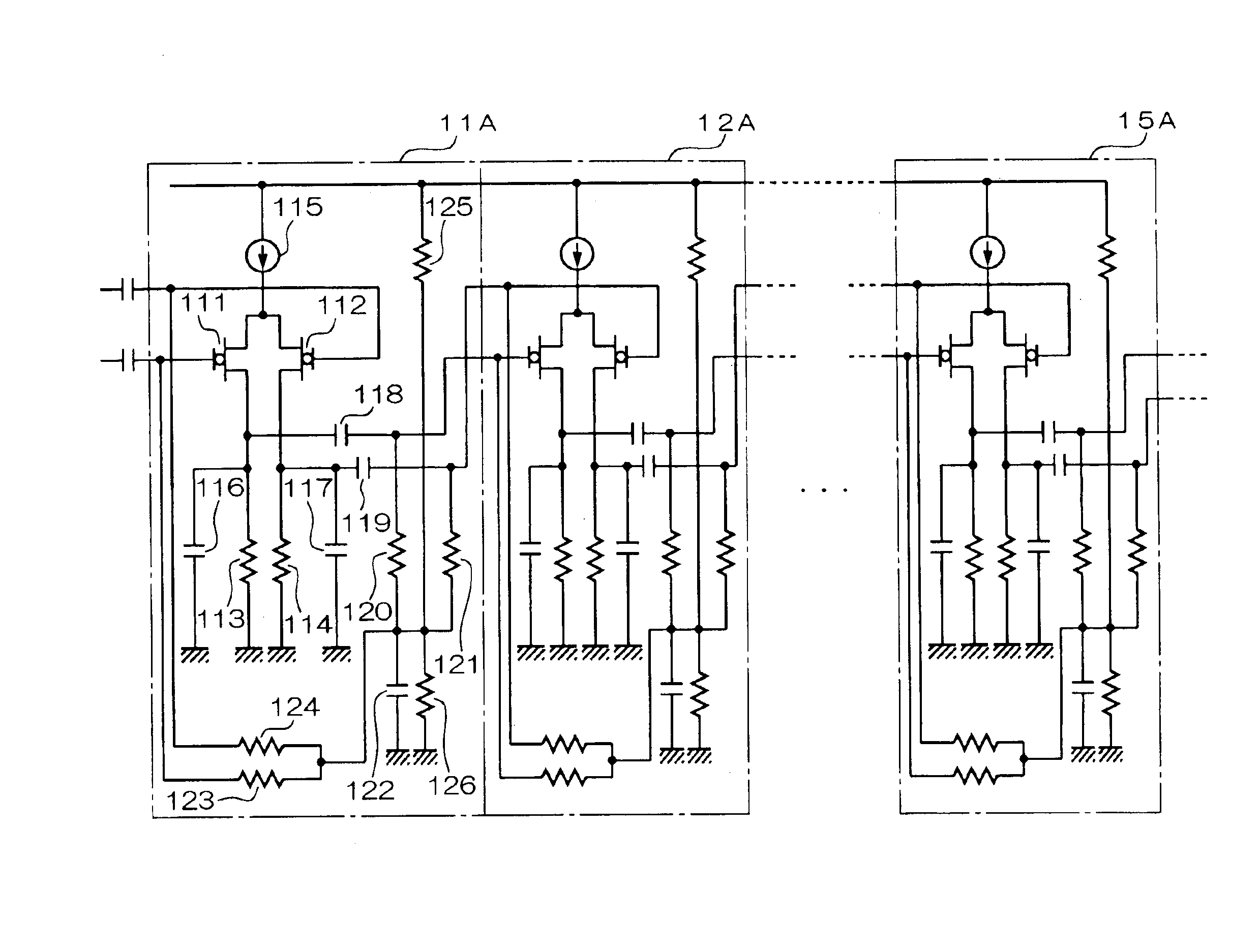 FET band amplifier