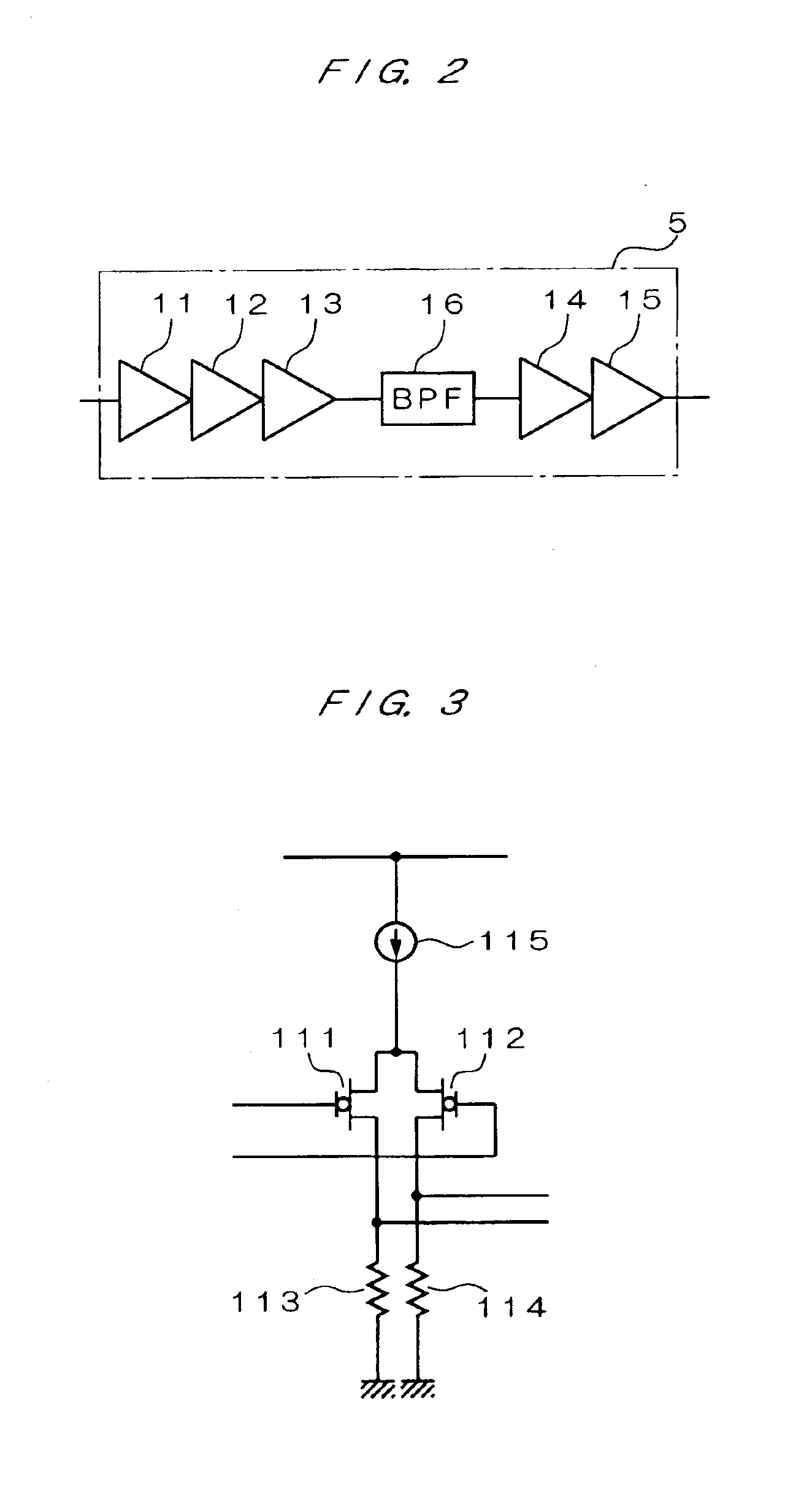 FET band amplifier