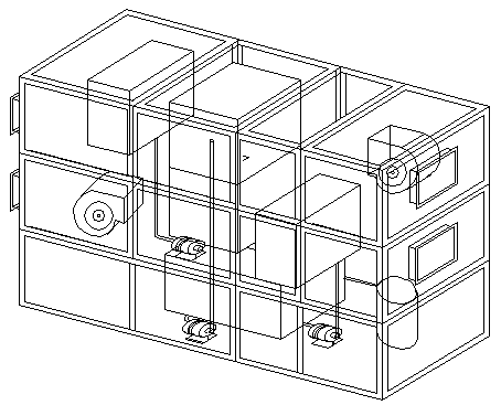 A structure of solution humidity control fresh air unit