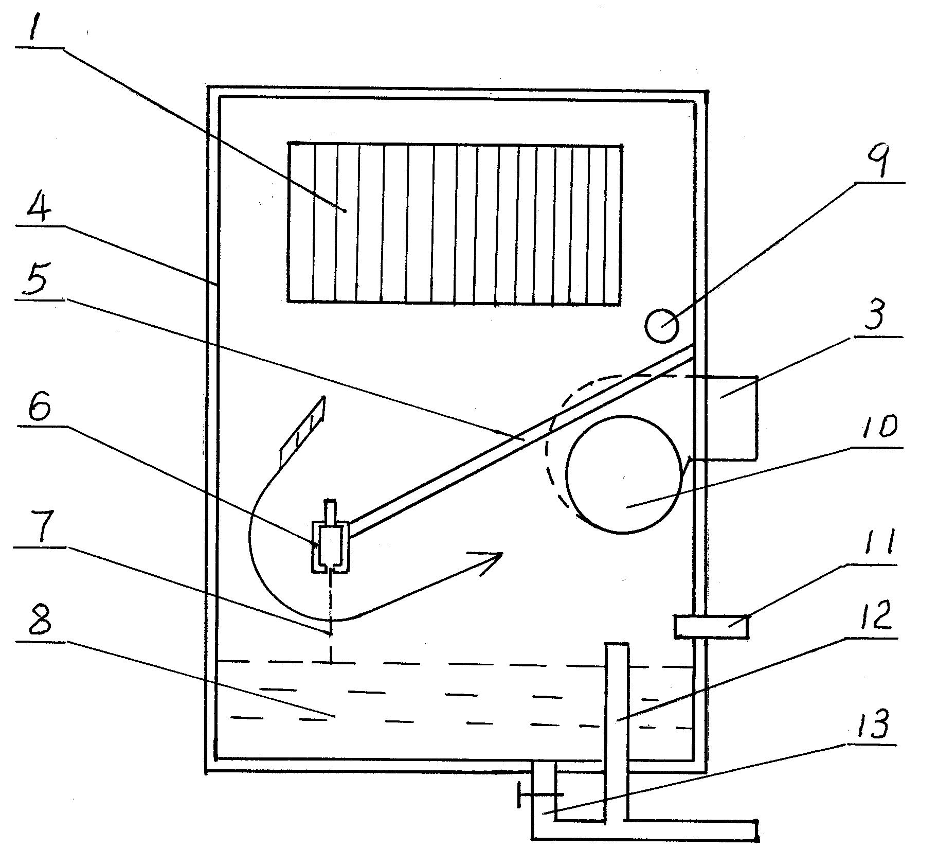 Household kitchen fume purifying method and range hood