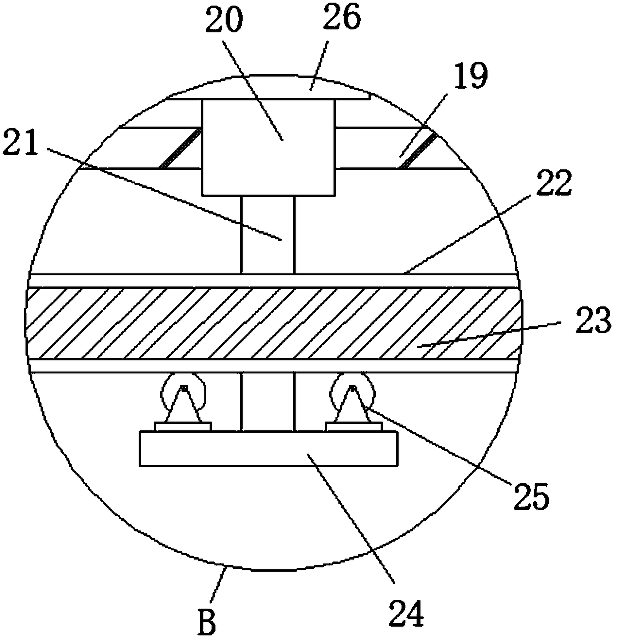 Traffic sign cleaning device for dusty regions