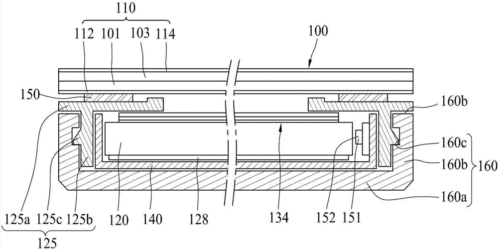 Borderless display device including display module