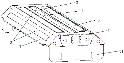 Device for automatically counting express items on conveyor