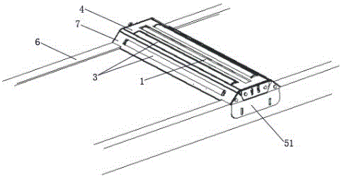 Device for automatically counting express items on conveyor