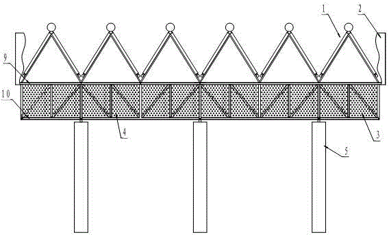 A direct air-cooled condenser air inlet cooling diffuser guide device