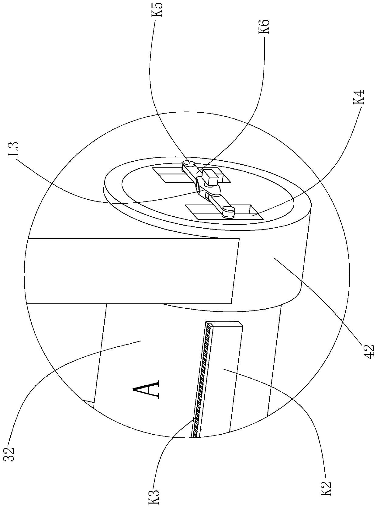 Building steel cutting device