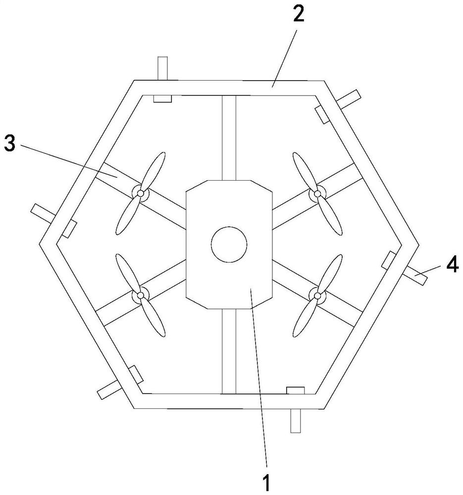 Cellular cluster multi-rotor unmanned aerial vehicle structure and control method thereof