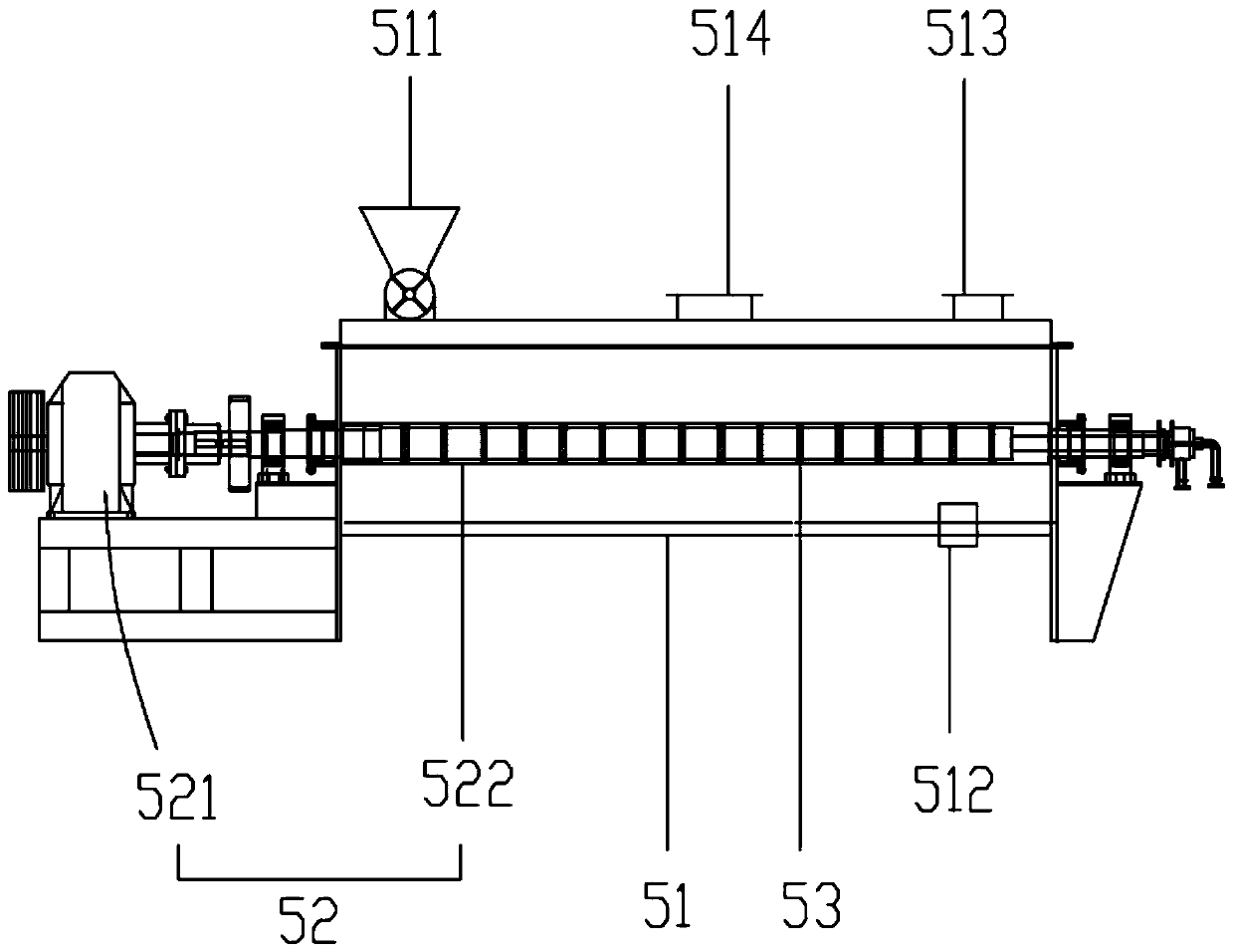 Equipment used for treating high-salt high-organic-matter wastewater