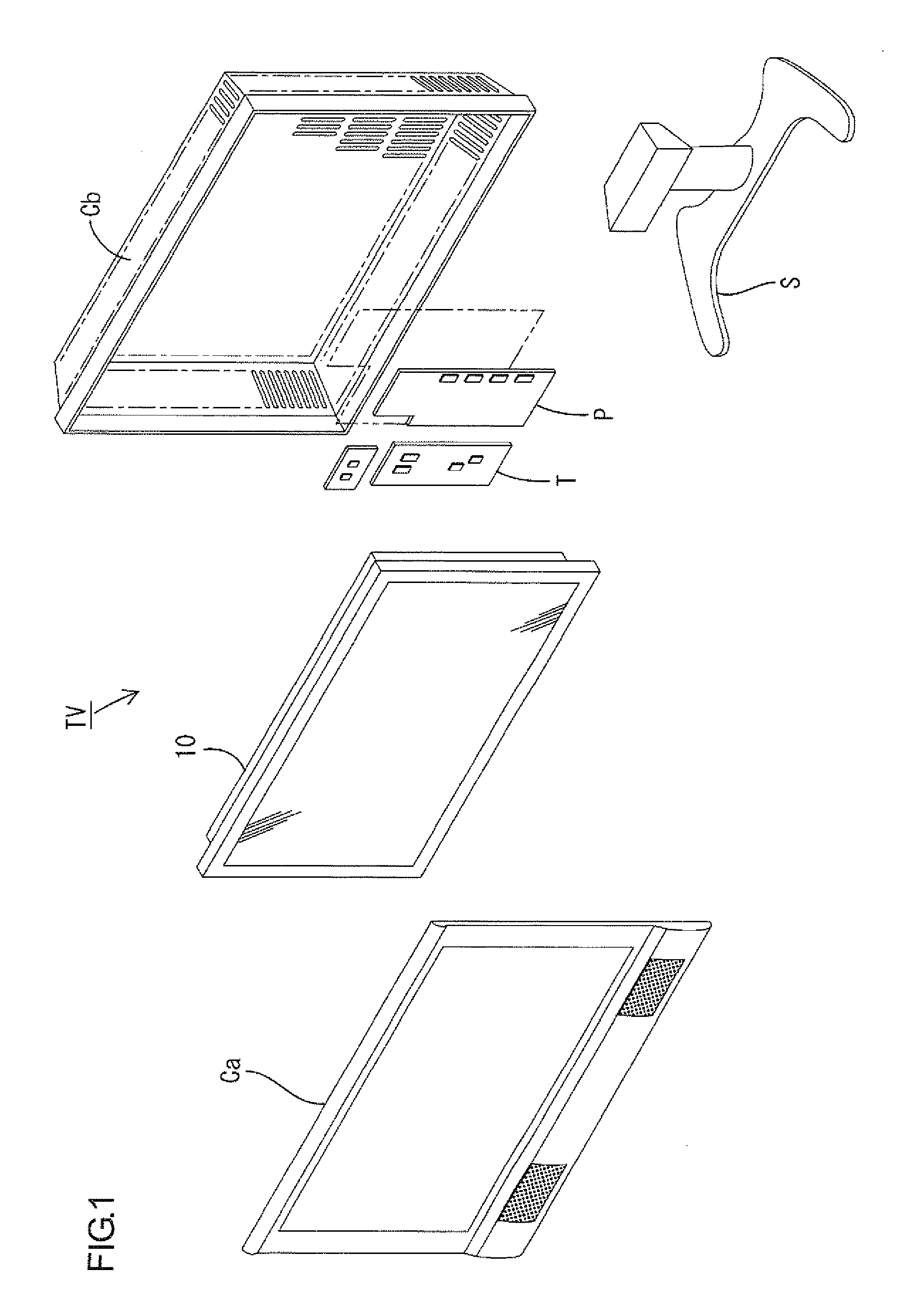 Display device and television receiver