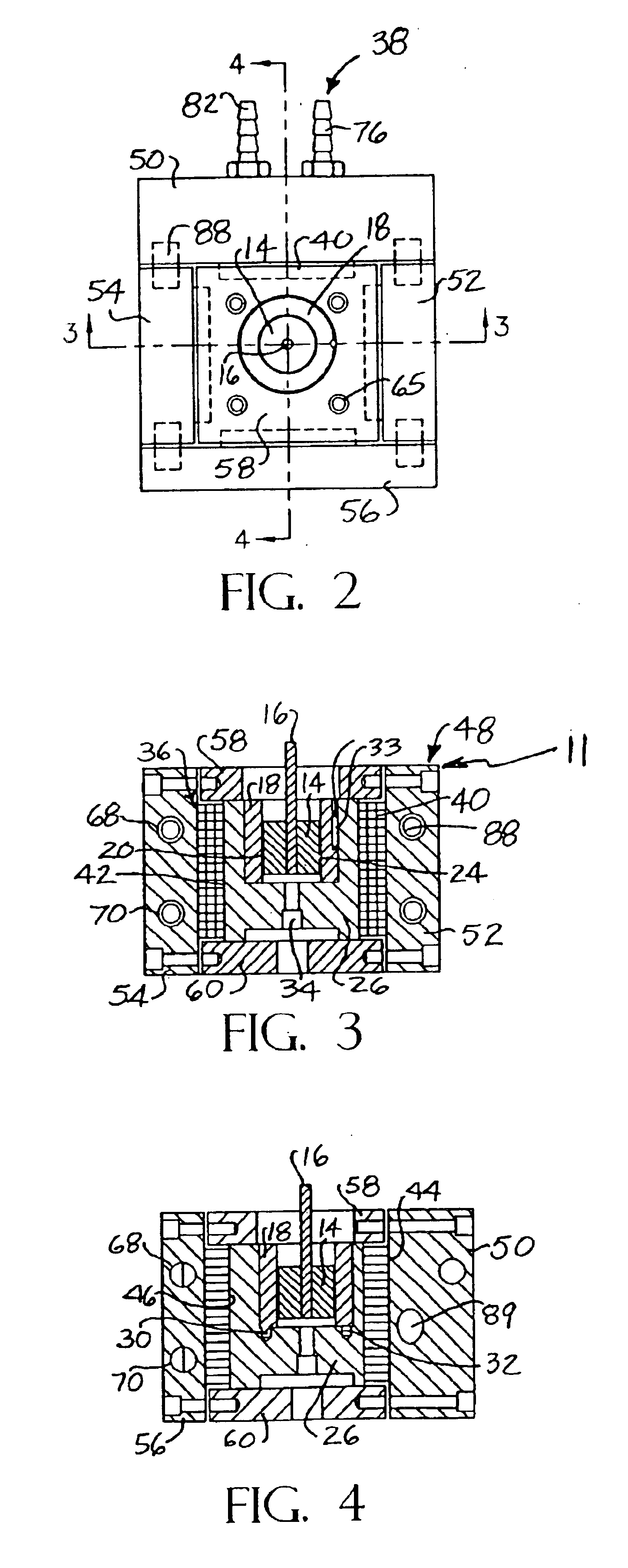 Cold cranking simulator having hybrid heat transfer system