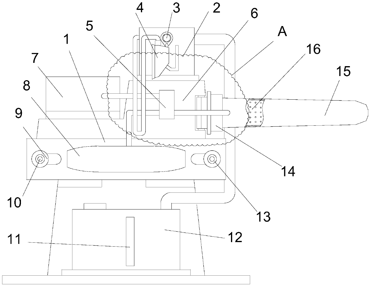 Rapid arranging ironing device for garment processing