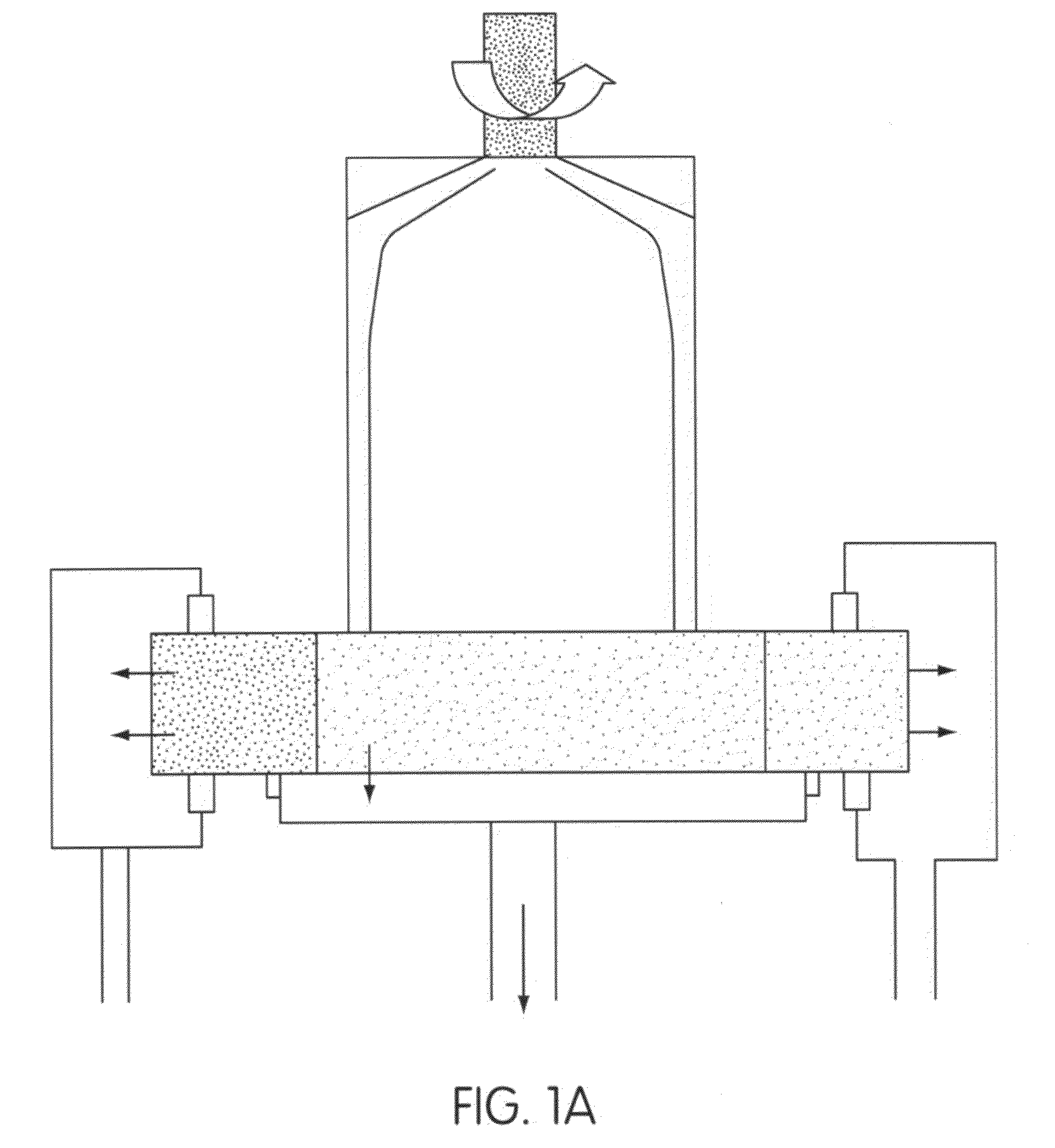 Thin film tube reactor with rotating reservoir