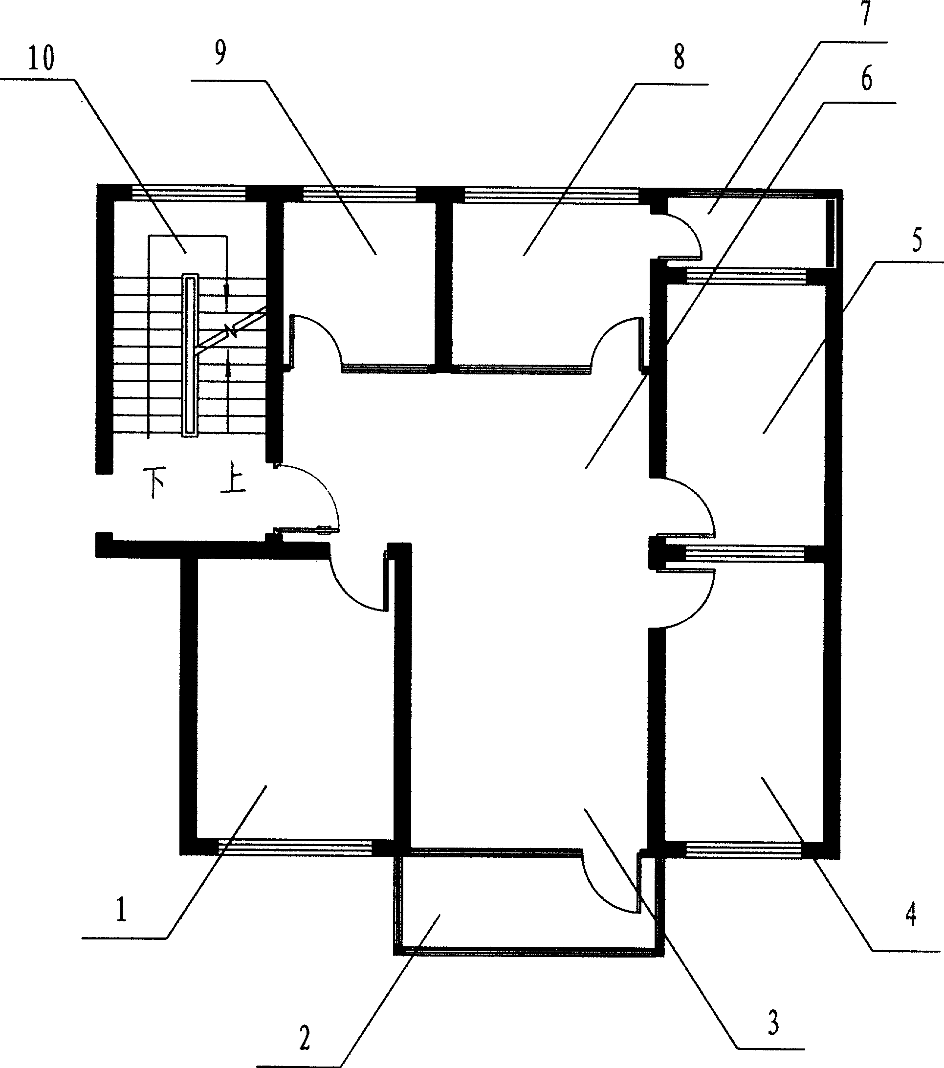 Heat storing and heat preserving type anti-interference residence