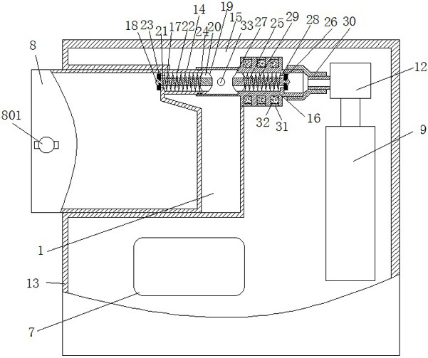 Water vapor system structure and method applied to mineral water steaming oven based on TRIZ