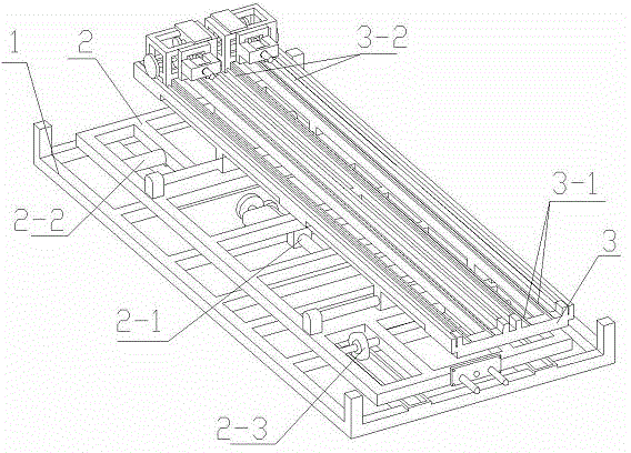 Rapid battery compartment replacement device for large full electric vehicle