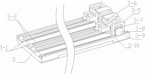 Rapid battery compartment replacement device for large full electric vehicle