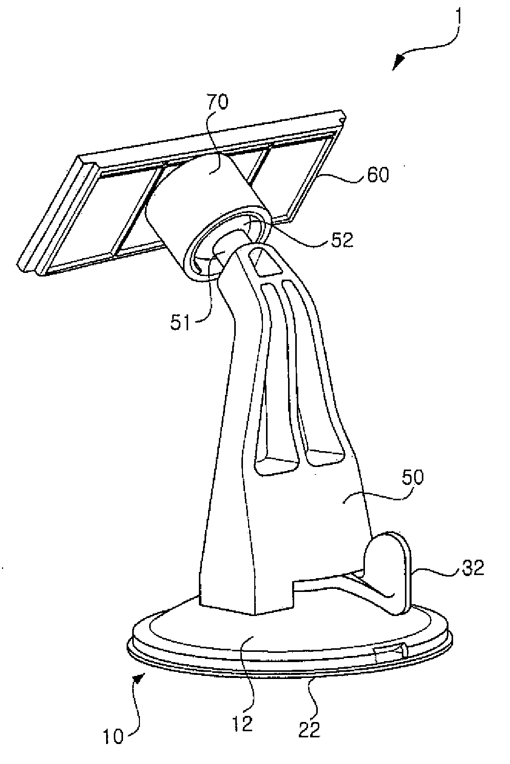 Suction plate and cradle for an automobile having the same