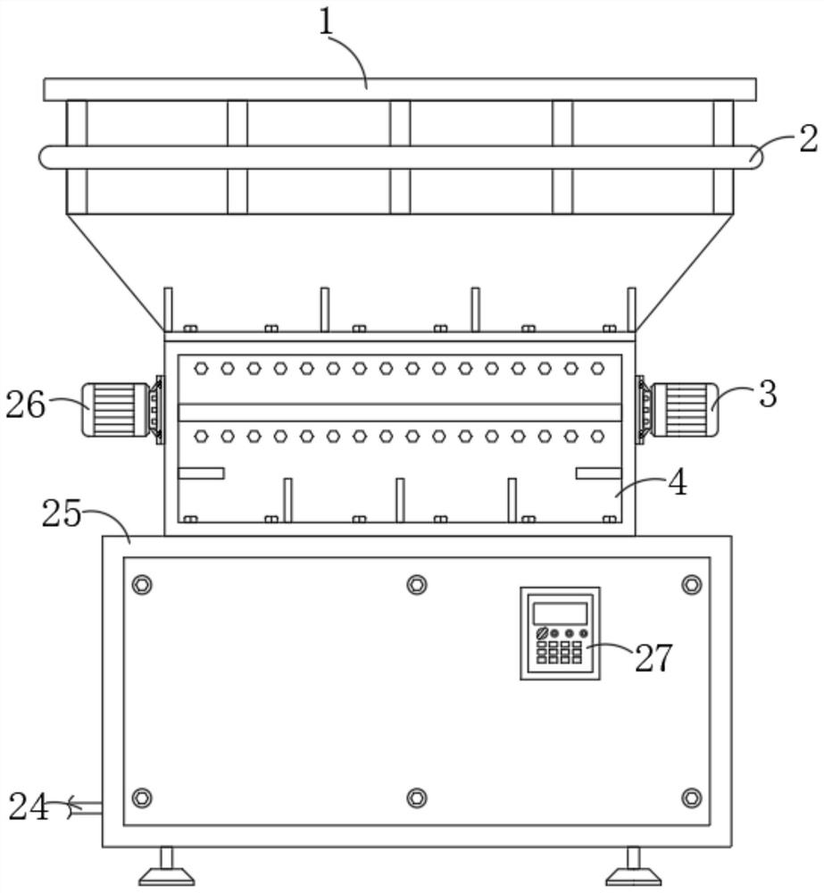 An environment-friendly kitchen garbage crushing device