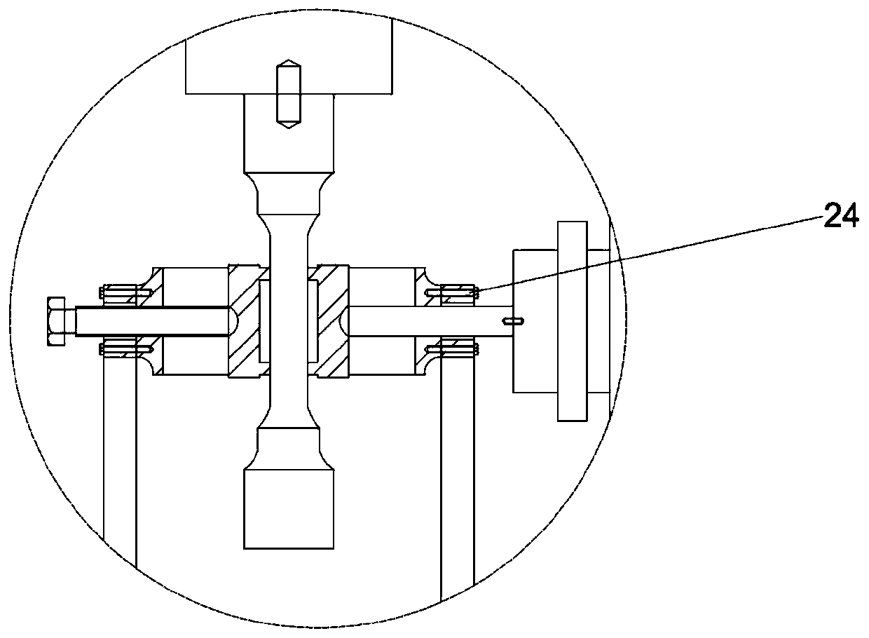 Fretting wear test device based on ultrasonic technology