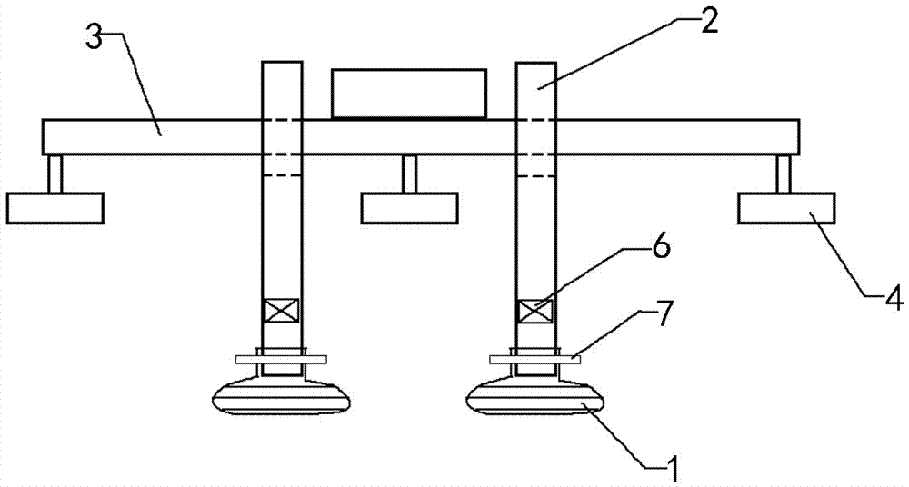 An inflatable unmanned helicopter atmospheric gas collection device and high-altitude gas collection method