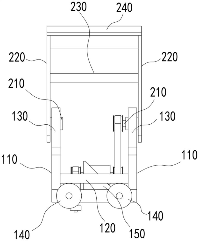 Turning plate sorting machine, turning plate sorting system, sorting method of turning plate sorting machine and supporting guide rail