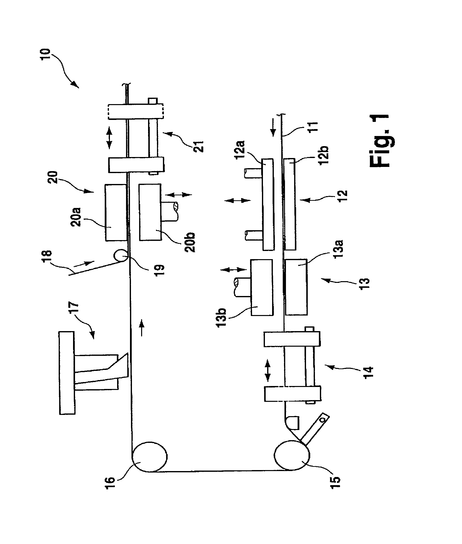 Method for controlling a blister packaging machine