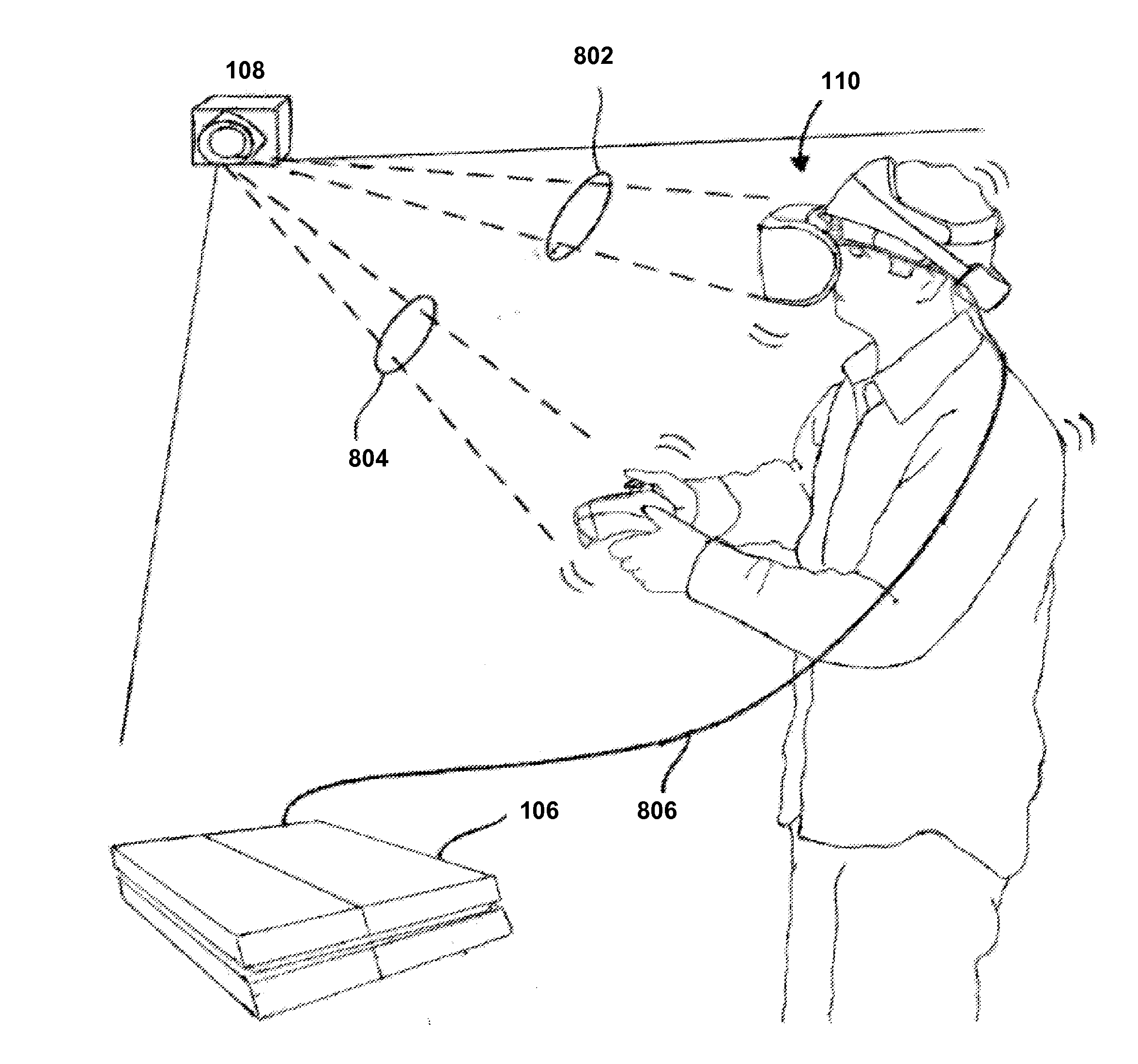 Camera based safety mechanisms for users of head mounted displays